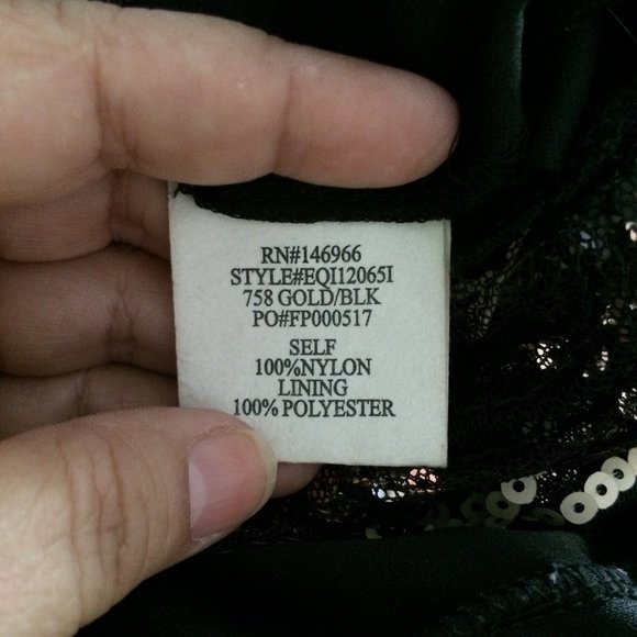 Crystal Doll Sequined Bodycon Dress Juniors Large - Picture 7 of 8